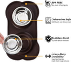 Hubulk Pet Dog Bowls 2 Stainless Steel Dog Bowl - Image 2