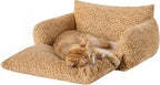 Hollypet Cat Bed Fluffy Plush Mutifuctional Double-Layer Soft Pet Couch - Image 2