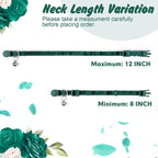 azuza 2 Pack Cat Collar Floral - Image 6