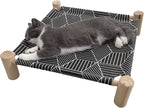 Pozico Cat/Dog Bed Hammock Cat Bed, Wooden Dog Elevated Indoor Outdoor Beds - Image 4