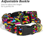 Reflective Dog Collar for Small Dogs, Cute Boho Adjustable Heavy-Duty Nylon - Image 6