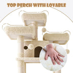 SHA CERLIN 81 Inches Extra Large Cat Tree - Image 4