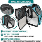 PetAmi Dog Cat Backpack Carrier, Expandable Pet Carrier Backpack - Image 4
