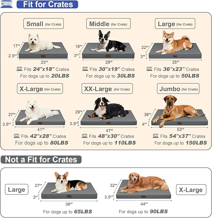 Outdoor Extra Large Dog Bed, Waterproof Dog Bed - Image 2