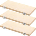 Okllen 3 Pack Bird Perch Stand, Parrot Wood Platform, Natural Wooden Perch Toys by Okllen