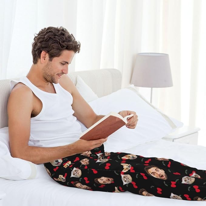 Custom Pajamas Pants Plaid Personalized Funny PJ Pant Design - Image 7