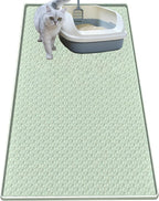 Cat Litter Mat for Litter Box, Silicone Large Cat Litter Trapping Mat by Jacooxi