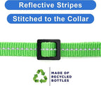 Pawtitas Recycled Green Reflective Cat Collar – Eco-Friendly Breakaway Safety - Image 4
