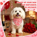 Youyole 120 Pcs Valentine's Day Dog Bandana Bulks Love Dog Bandanas Valentine's - Image 5
