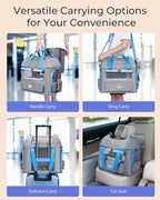 Expandable Cat Dog Carrier: NOBLE DUCK Soft-Sided Pet Carrier Airline Approved - Image 5