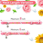 azuza 4 Pack Kitten Collar Breakaway - Image 5