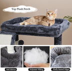 Small Cat Tree Tower for Indoor Use – Stable Condo - Image 5