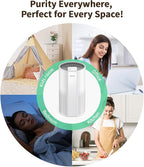Afloia Air Purifier for Home, 4-in-1 Washable Filter for Allergies, Covers Up - Image 7