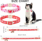 Cat Collar, 2 Pack Cat Collars Cute Breakaway Kitty Collar - Image 6
