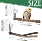 2 Pcs Natural Bird Perch Stand - Image 2
