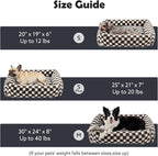 JOEJOY Small Dog Bed for Small Dogs, Rectangle Washable Orthopedic Corduroy - Image 5