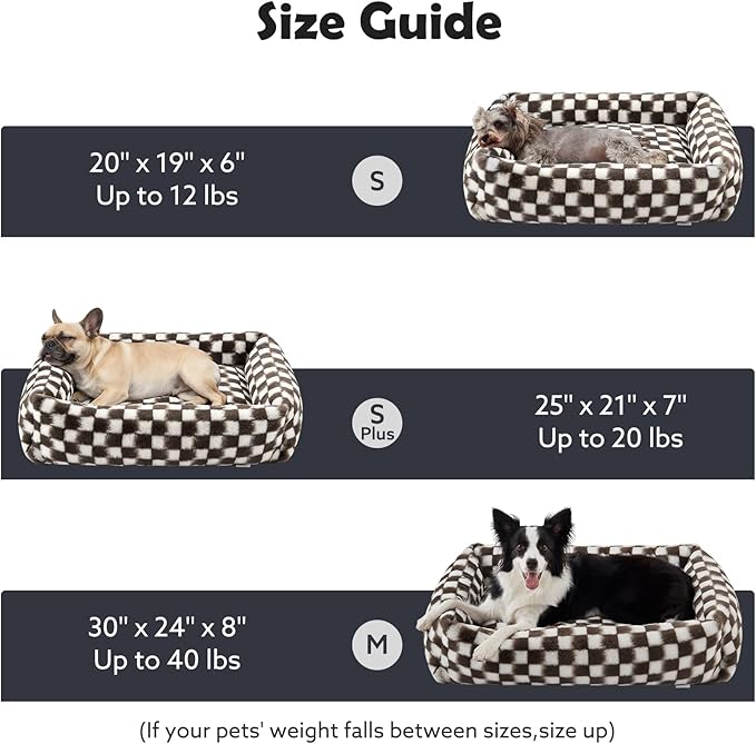 JOEJOY Small Dog Bed for Small Dogs, Rectangle Washable Orthopedic Corduroy - Image 6