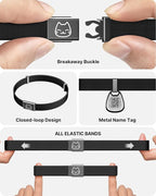 Cat Collar with QR Code Name Tag, Breakaway Kitten Collar - Image 3