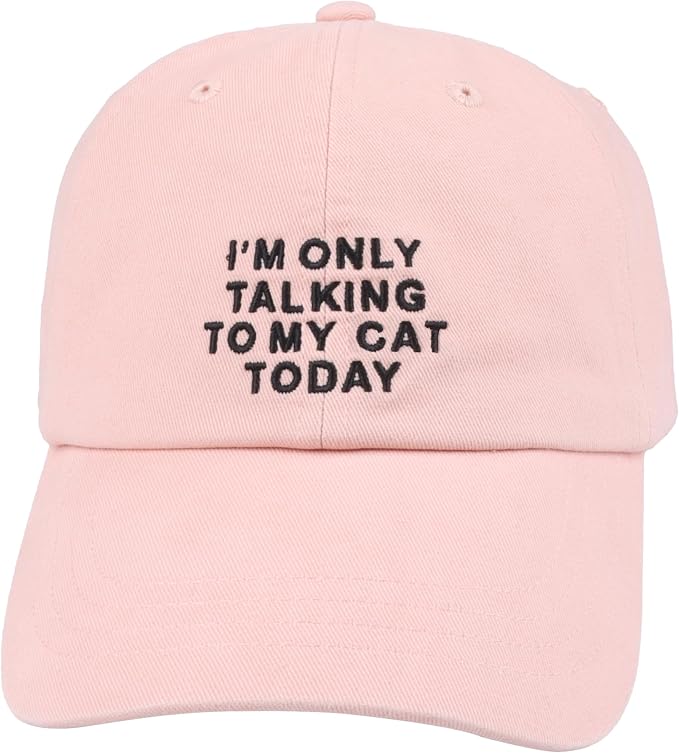 Cat Mom & Dad Hats for Proud Cat Parents | for Men & Women | Embroidered Text by Hatphile