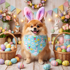 Youyole 120 Pcs Easter Dog Bandana Bulks Bunny Dog Bandanas Rabbit Egg Pet - Image 6