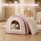 Cat Bed for Indoor Cats，Foldable cat cave，Anti-Slip & Water-Resistant - Image 5