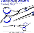 Professional Dog Grooming Scissors Kit, Titanium Coated Dog Scissors - Image 5