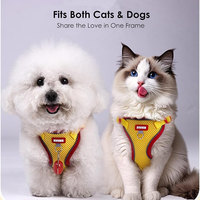 Cat Harness and Leash Set for Walking – Escape-Proof Reflective Vest for Cats - Image 4