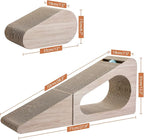 PAWZ Road Cat Scratcher, Triangle Cardboard Cat Scratcher 28.3” Large Scratch - Image 2