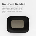 IRIS USA Cat Litter Box, Large Cat Box Enclosure, Top Entry - Image 5