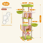 71.2" Large Cat Tree for Multi-Cat Households - Image 7