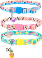 PUPTECK Summer Cat Collars Breakaway by PUPTECK