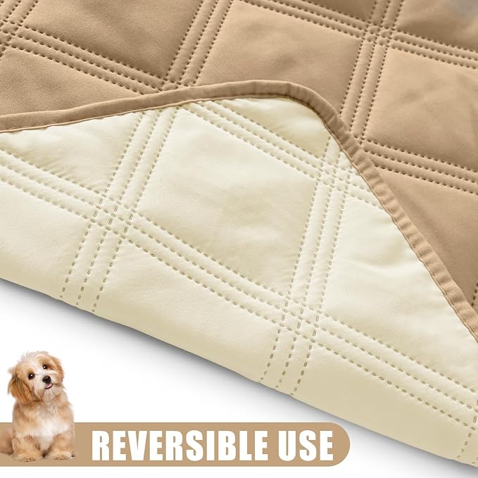 Smiry Waterproof Dog Bed Cover Blanket 82x120, Soft Reversible Pet Blanket - Image 3