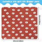 Eccliy 20 Pcs Puppy Blanket Pet Soft Fleece Dog Blankets Warm Felt Throw Sleep - Image 2