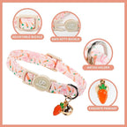 Cat Collar, Easter Chicks & Carrots Cat Collar - Image 3