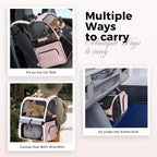 Lekebobor Double Cat Backpack Carrier - Image 5