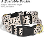 Reflective Dog Collar for Medium Dogs, Cute Leopard Style Adjustable Heavy-Duty - Image 6