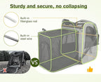 Pecute Cat Backpack Carrier Expandable, Pet Backpack - Image 3