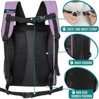 PetAmi Dog Backpack Carrier for Small Large Cat, Ventilated Pet Hiking Backpack - Image 5