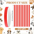 500 Count 20inch Adjustable Paper Dog Collars - Image 2