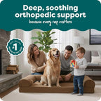Furhaven Orthopedic Dog Bed for Large Dogs w/ Removable Bolsters & Washable - Image 2