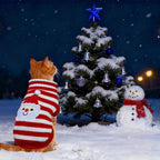 Cat Christmas Sweater Pet Winter Warm Coat Pajamas Christmas Santa Knitwear Cat - Image 5