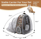 Cat Backpack Carrier Back Expandable Bubble Pet Carrier Backpack - Image 2