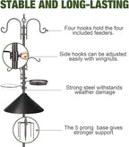 ERYTLLY Bird Feeders Bird Feeding Station Kit Bird Feeding Pole Wild Bird - Image 4