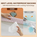 OhGeni 100% Waterproof Mattress Protector, Queen Size Mattress Soft Pad - Image 3