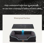Bedfolks Orthopedic Dog Bed, Waterproof Dog Sofa Bed - Image 3
