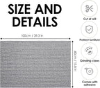 ASENKU Cat Scratch Furniture Protector, Trimmable Self-Adhesive Couch Protector - Image 2
