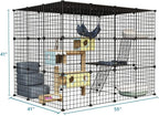 Oneluck 41 Inch Catio Outdoor Cat Enclosure - Image 7