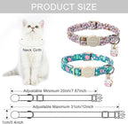 Lionet Paws 2pcs Pack Easter Cotton Cat Collar, Breakaway Buckle - Image 5