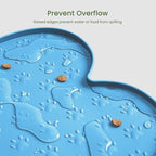 Dog Food Mat Anti-Slip Silicone Dog Bowl Mat Thicker Pet Placemat Waterproof - Image 5