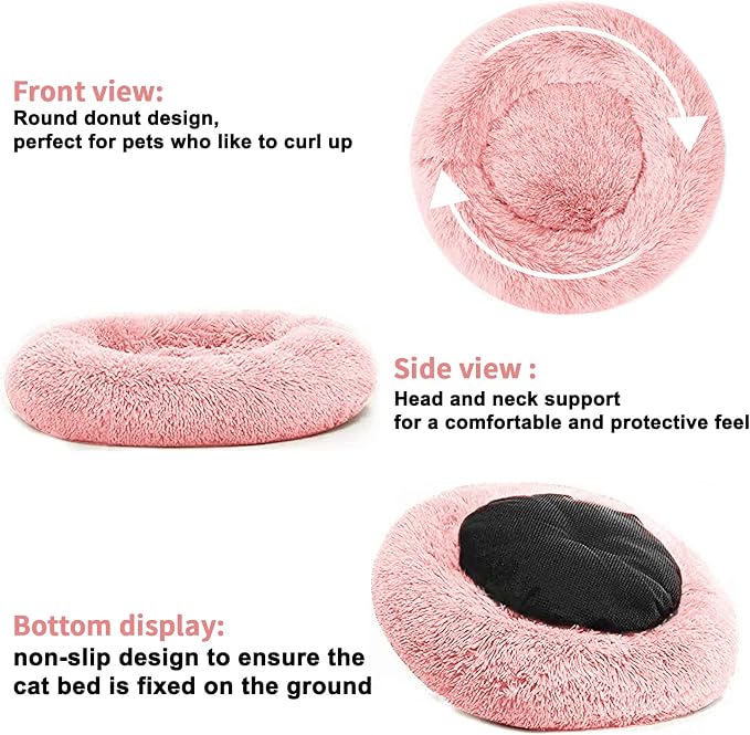 Cat Beds for Indoor Cats, 20 Inch Dog Bed for Small Melium Large Dogs, - Image 4